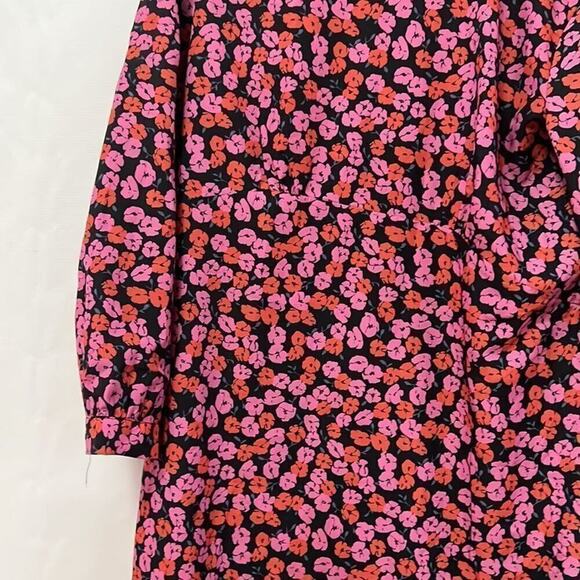 PAPER PARACHUTE MIXED BOTANICAL POLKA DOT MAXI DRESS NWT SIZE L - Picture 9 of 11